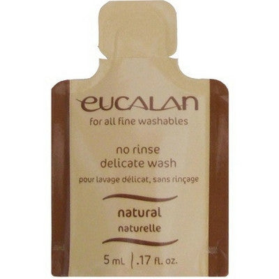Eucalan No-Rinse Delicate Wash, 0.17 single - Natural/Unscented