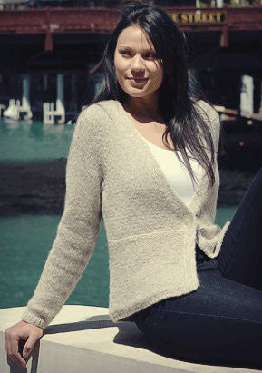 Basic Chic V-Neck Cardi pattern from Chic Knits