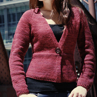 Basic Chic V-Neck Cardi pattern from Chic Knits