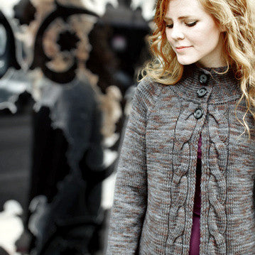 Mondo Cable Cardi pattern from Chic Knits