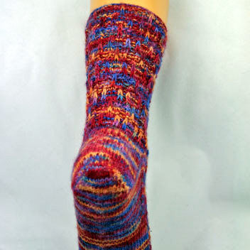 Brick Rib Socks from Gardiner Yarn Works