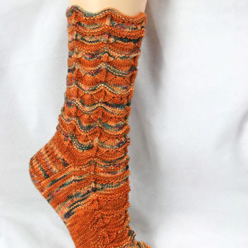 Flamethrower Socks from Gardiner Yarn Works
