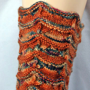 Flamethrower Socks from Gardiner Yarn Works