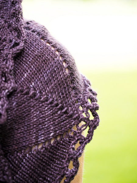 Damson shawl from Ysolda Teague