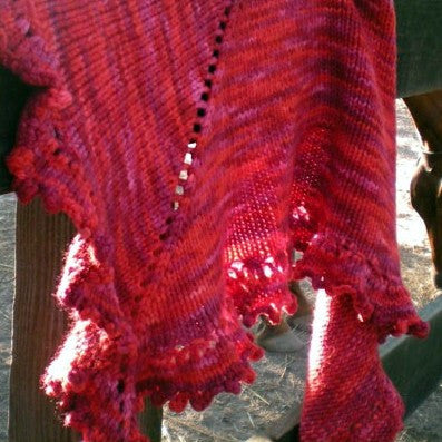 Alfina Maria Shawl Pattern from Heirloom Knits