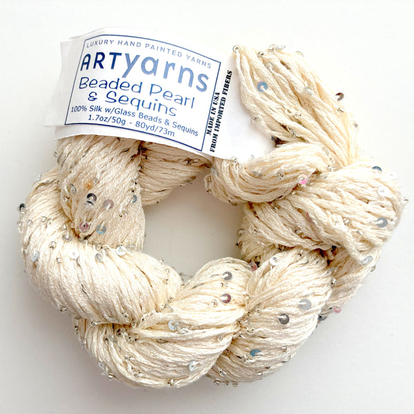 Artyarns Beaded Pearl & Sequins