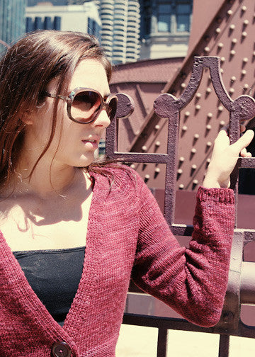 Basic Chic V-Neck Cardi pattern from Chic Knits