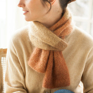 Color Play Mohair Scarf & Wrap by Churchmouse Yarns & Teas