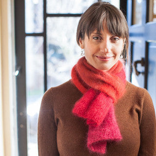 Color Play Mohair Scarf & Wrap by Churchmouse Yarns & Teas