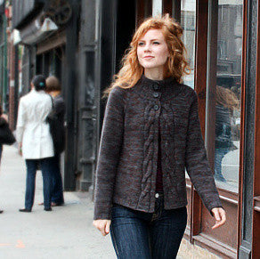 Mondo Cable Cardi pattern from Chic Knits