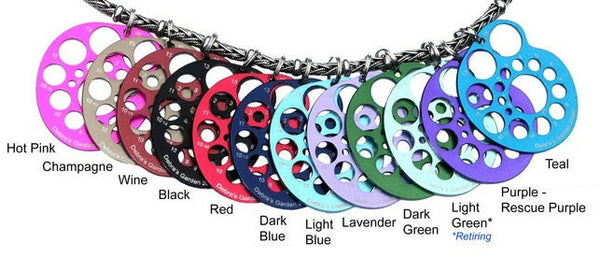 Debra's Garden US Sizes Needle Gauge Pendant