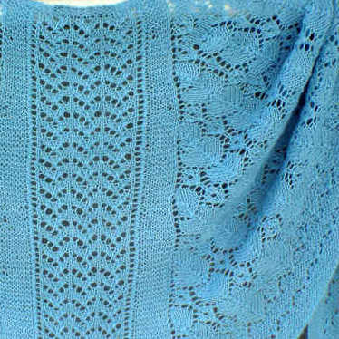 All-over Lace Faroese Shawl by Heartstrings Fiberarts