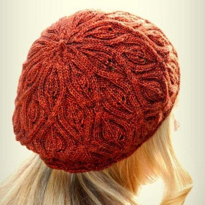 Autumn Vines Beret by Never Not Knitting