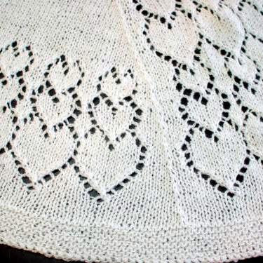 Cascading Hearts Shawl by Heartstrings Fiberarts