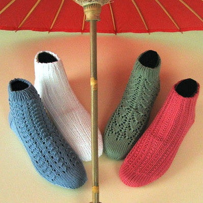 Cool Socks to Knit for Warm Weather by Knitting at Knoon