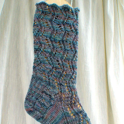 Errant Ankles Lace Socks by Heartstrings Fiberarts