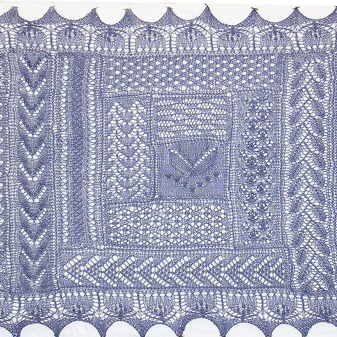 Estonian Potpourri Shawl by Alpaca with a Twist