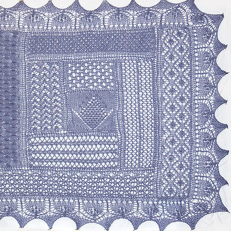 Estonian Potpourri Shawl by Alpaca with a Twist