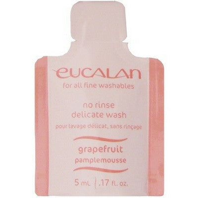 Eucalan No-Rinse Delicate Wash, 0.17 single - Grapefruit