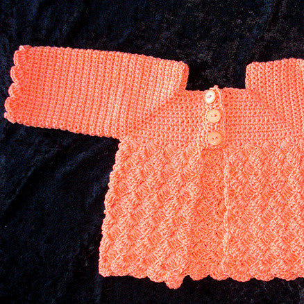 Fantastic Crochet Baby Sweater by KRW Knitwear