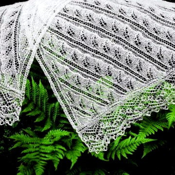 Fern Garden Stole by Alpaca with a Twist