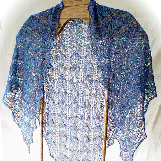 Beaded Lux Shoulder Shawl by Heartstrings Fiberarts