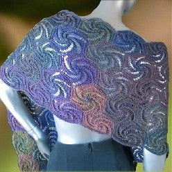 Swirl Shawl pattern from Jojoland