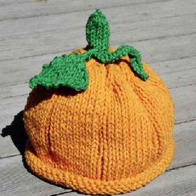Pumpkin Hat Knitting Kit