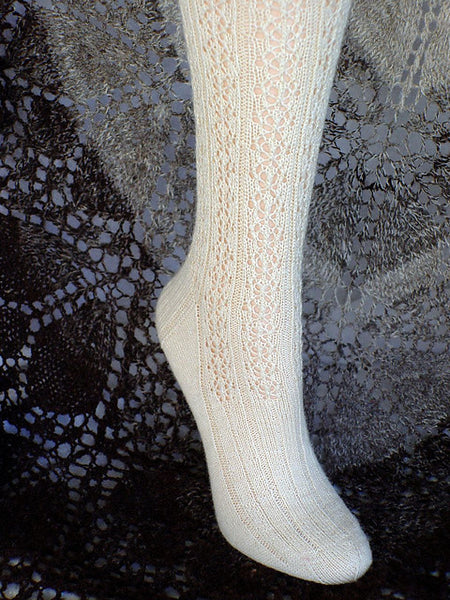 Luxury Lace Socks by Heartstrings Fiberarts