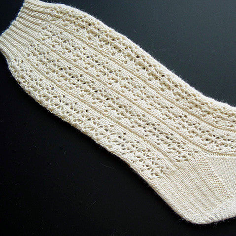 Luxury Lace Socks by Heartstrings Fiberarts