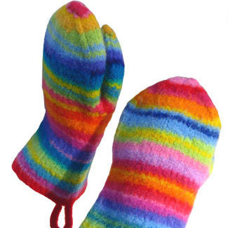 Happy Stripes Oven Mitts & Trivets - Noni Pattern #502 - Great Yarn Company