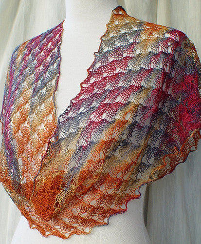 Ring of Lace Wrap by Heartstrings Fiberarts