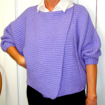 Savvy Crochet Origami Wrap by KRW Knitwear