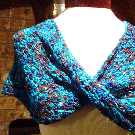 Soulful Seas Crochet Mobius by KRW Knitwear
