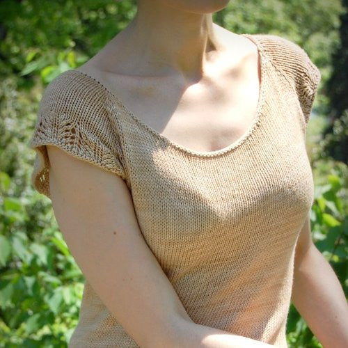 Spring Garden Tee - Adult Sizes by Never Not Knitting