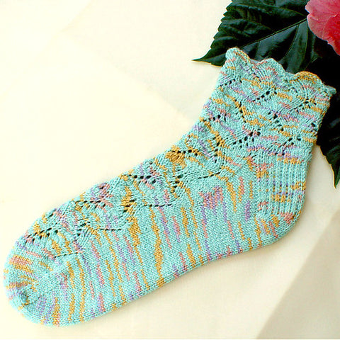 Swirling Lace Anklets by Heartstrings Fiberarts