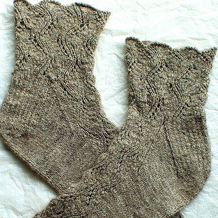 Swirling Lace Anklets by Heartstrings Fiberarts